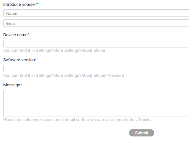 VIVO Customer Care Email ID