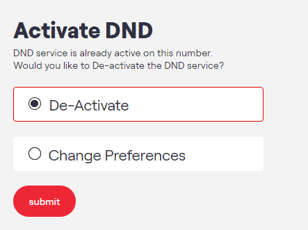 DND service band Kare