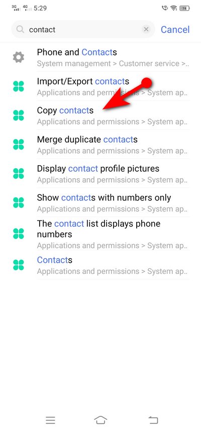 Copy Contacts